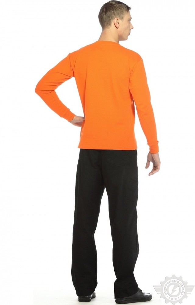 66305 Толстовка оранжевая  Одежда для промоакций  размер 2XL (108) Спецодежда  - Вид №6