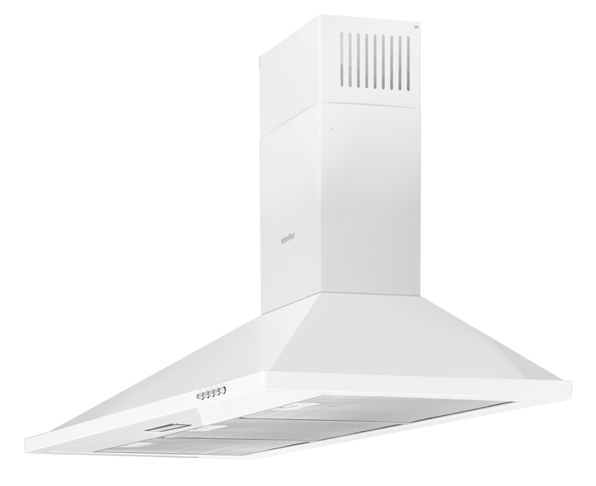 9942377 Вытяжка каминная Simfer 8964SM белый STDN-0084548 - Вид №2