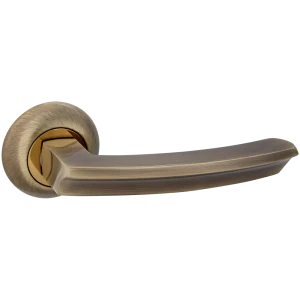 Ручка дверная на розетке Apecs Megapolis «Paris» H-0879-A-MB, алюминий, цвет матовая бронза