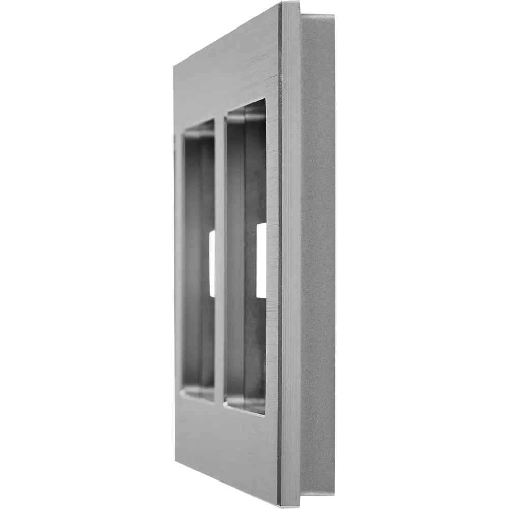 Рамка IEK Brite-2 для розеток и выключателей в алюминиевом исполнении 87761330 STLM-1116293 - Вид №1