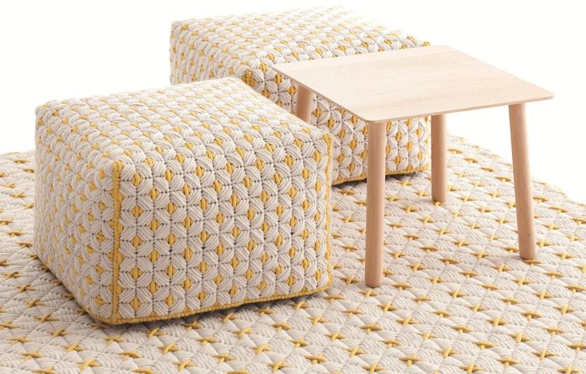 GAN Прямоугольный коврик ручной работы из ткани Silaï sun-id-1498932 - Вид №15