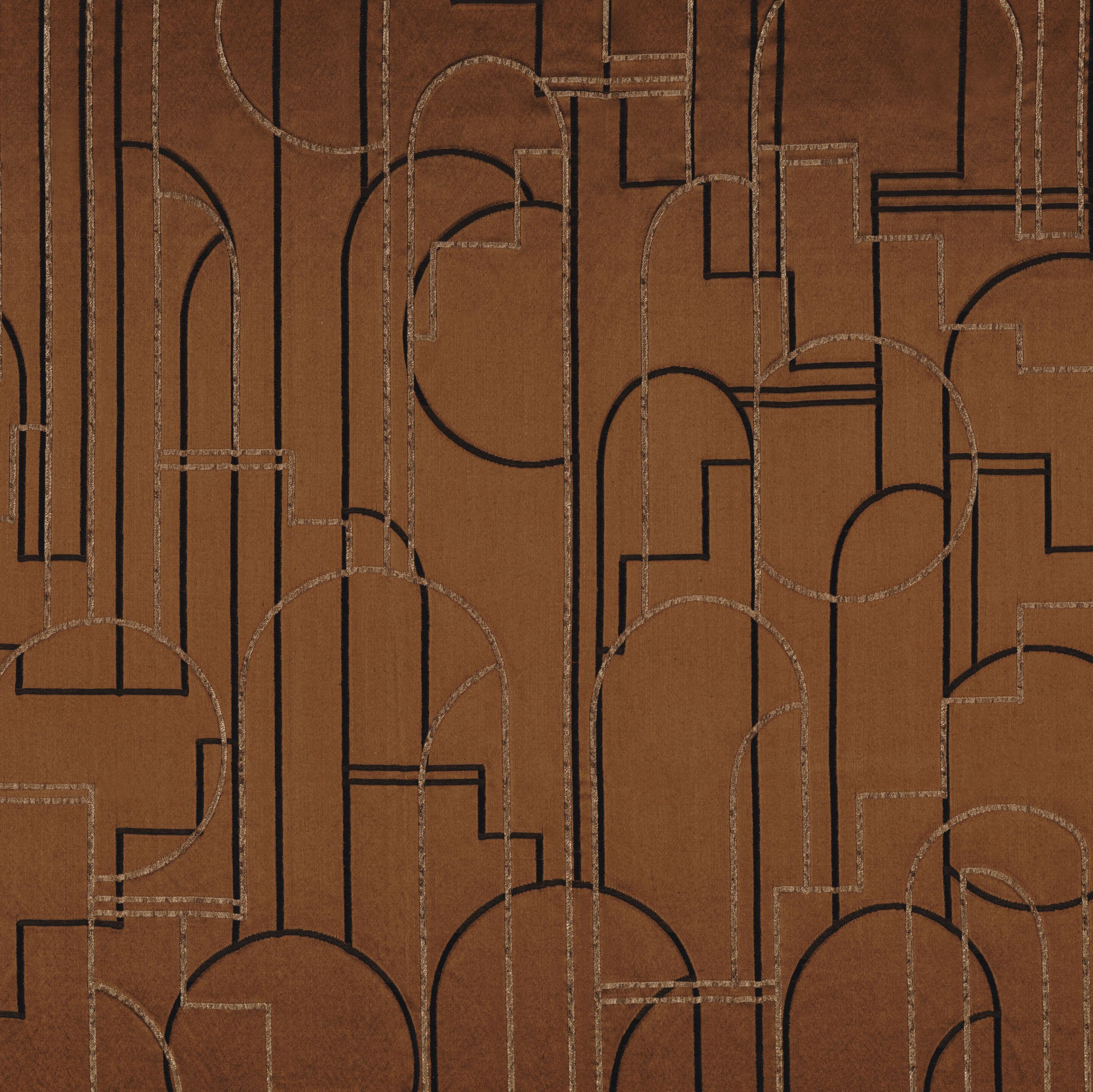 Вискозная ткань с графическим рисунком Casamance Galerie ARCH-00123245 - Вид №3