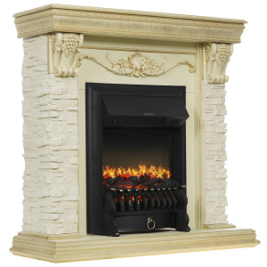 9022149 Каминокомплект RealFlame PATRICIA STD EUG WT + FOBOS BL