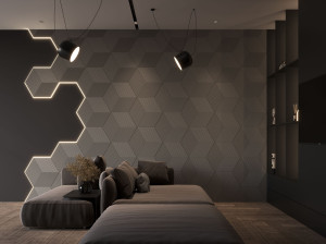 Трехмерное гипсовое покрытие