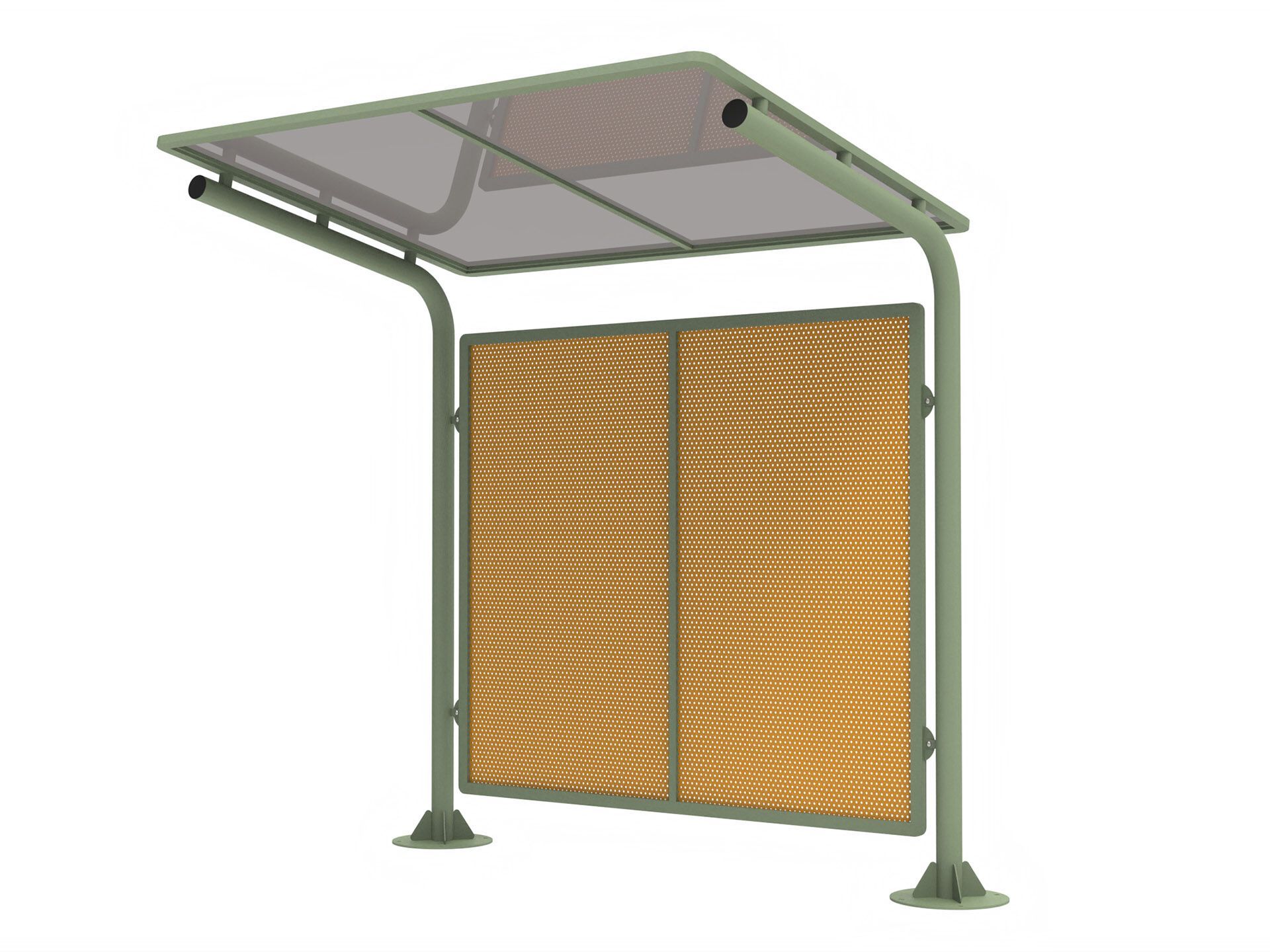 Навес из стали и поликарбоната Lazzari весна ARCH-00085883 - Вид №6