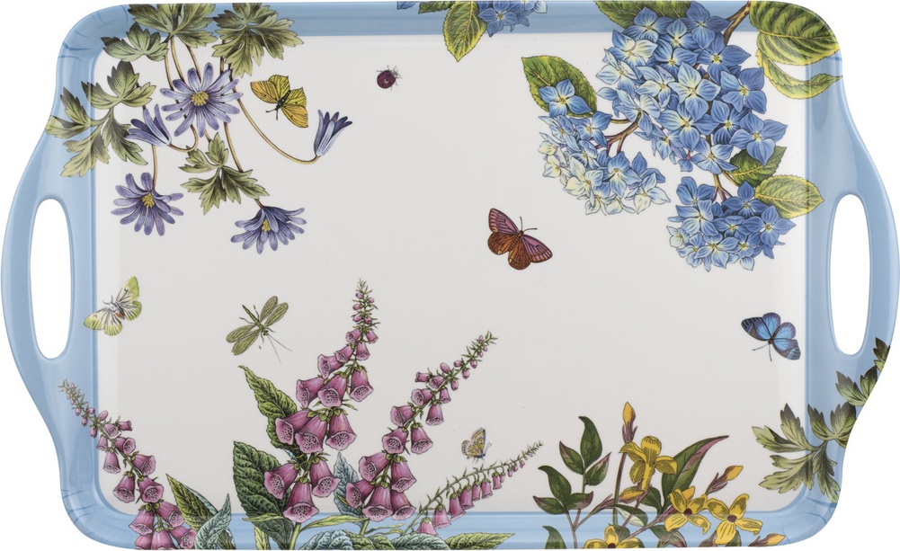 10637510 Pimpernel Поднос прямоугольный с ручками Pimpernel "Ботанический сад.Терраса" 48х29,5см Пластик 