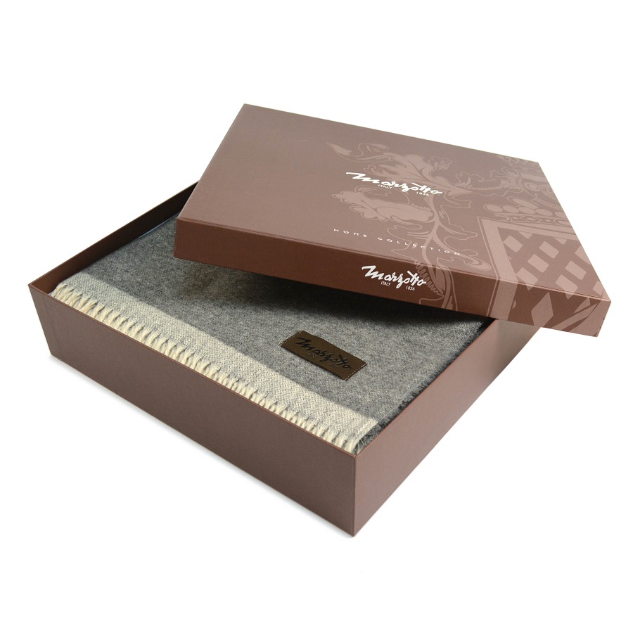 Плед Morfeo, 130х180 см, темно-серый MARZOTTO MORFEO6100 - Вид №3