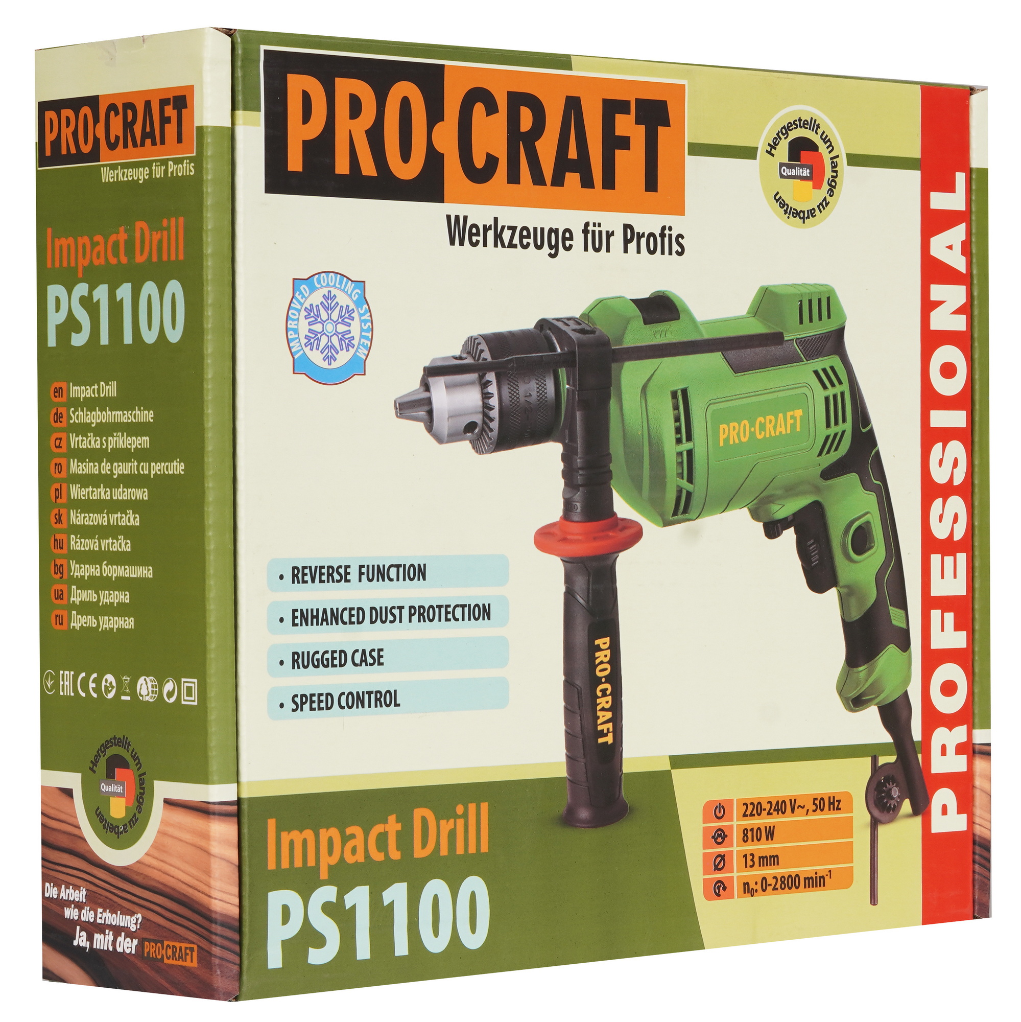 Дрель  PROCRAFT PS1100 5497127 STDN-0086754 - Вид №6
