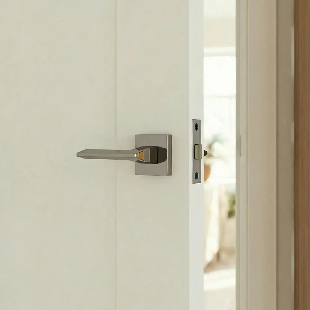 Дверные ручки 139 F комплект цвет графит 85224936 STLM-2118795 Santreyd  - Вид №4
