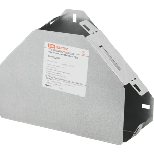 Ответвитель для кабель-канала горизонтальный TDM Electric 100x50 мм цвет серый