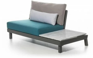 Gervasoni Садовое кресло из ткани с полкой для журналов Gervasoni outdoor