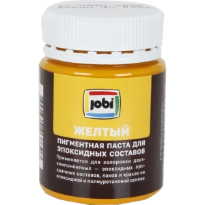 Пигментная паста Jobi для эпоксидных составов 40 мл цвет желтый