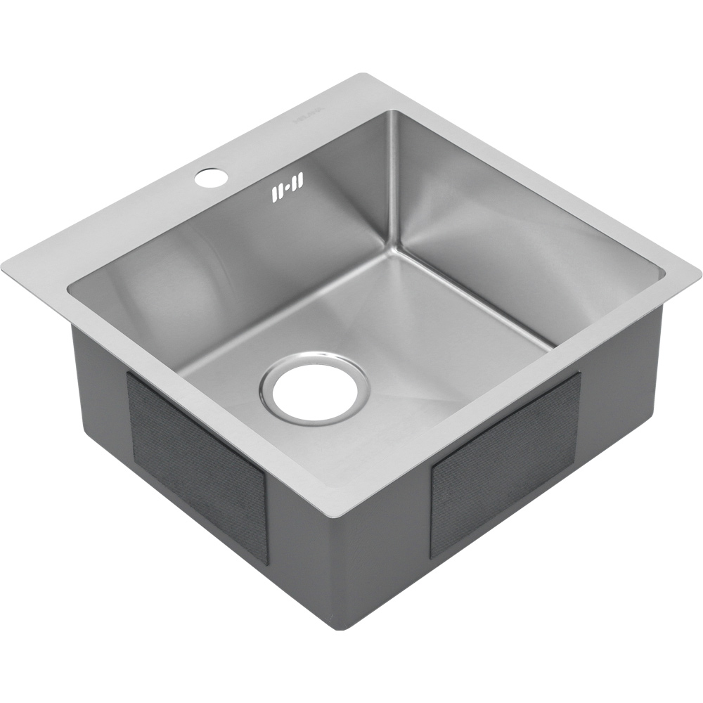 Мойка R5050H MELANA ProfLine 3,0/200 САТИН врезная квадратная MLN-R5050H - Вид №5