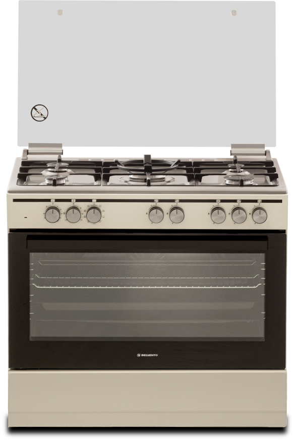 9140948 Комбинированная плита Delvento V96MR59057 бежевый STDN-0038009