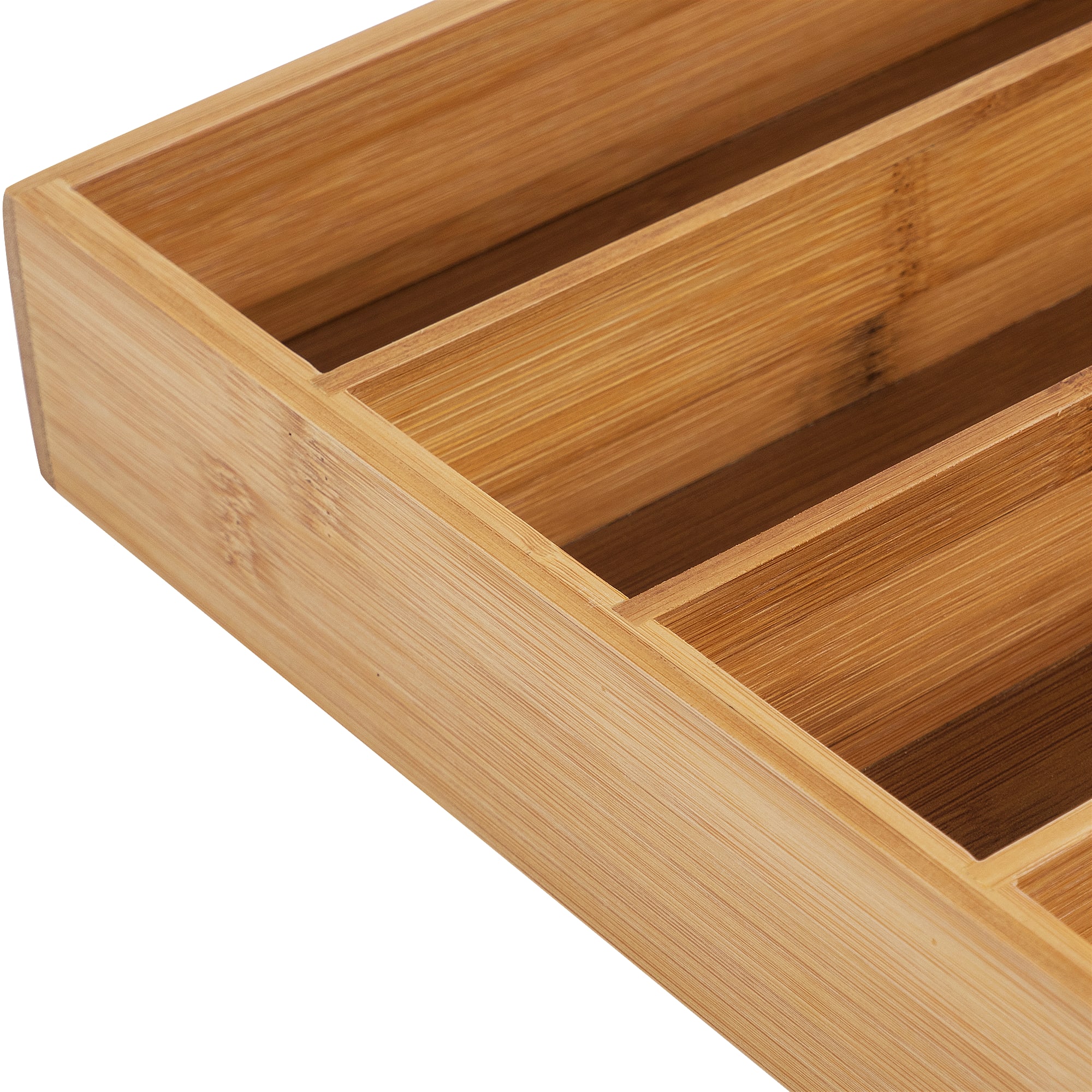 13070198 Лоток для столовых приборов 5 отделений 36х27х5см, бамбук Santreyd  - Вид №4