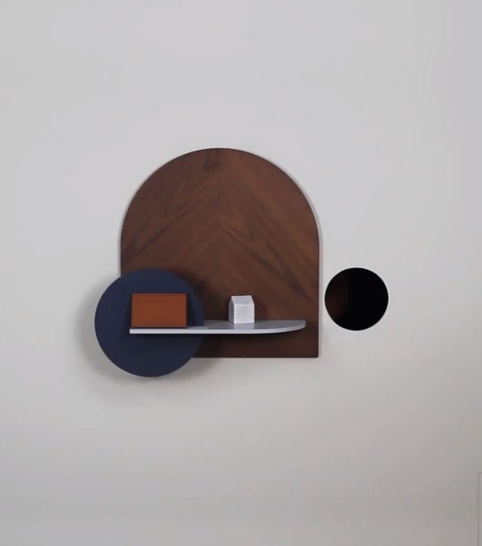 Деревянная полка со скрытым отсеком для хранения Woodendot Alba ARCH-00041679 - Вид №4