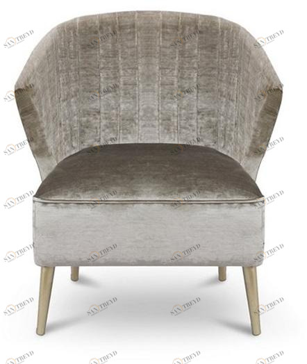 BRABBU Бархатное кресло с подлокотниками Nuka sun-id-1514791