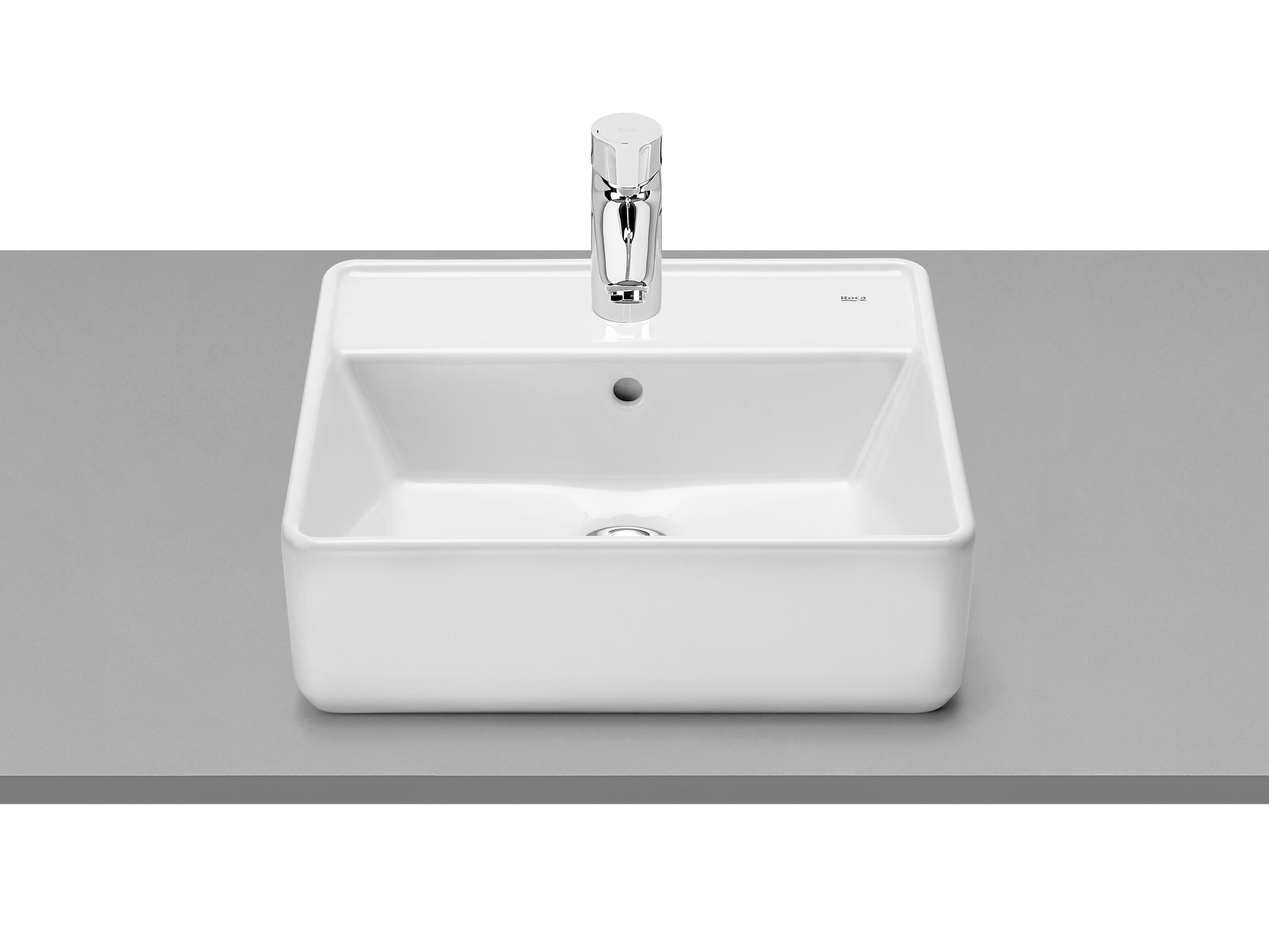 Фарфоровая столешница прямоугольная ручная мойка Roca The Gap ARCH-00107288