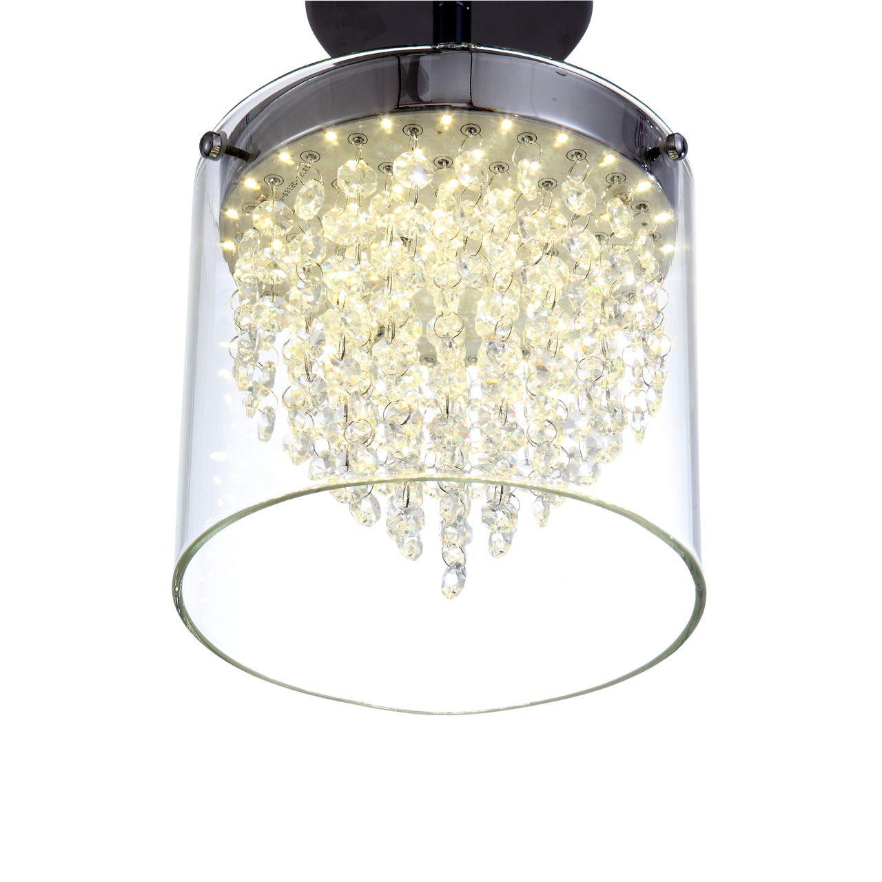 Потолочный светодиодный светильник ST Luce Racemo SL823.102.01 ST LUCE КАСКАДНЫЕ 202900 Прозрачный;хром  - Вид №1