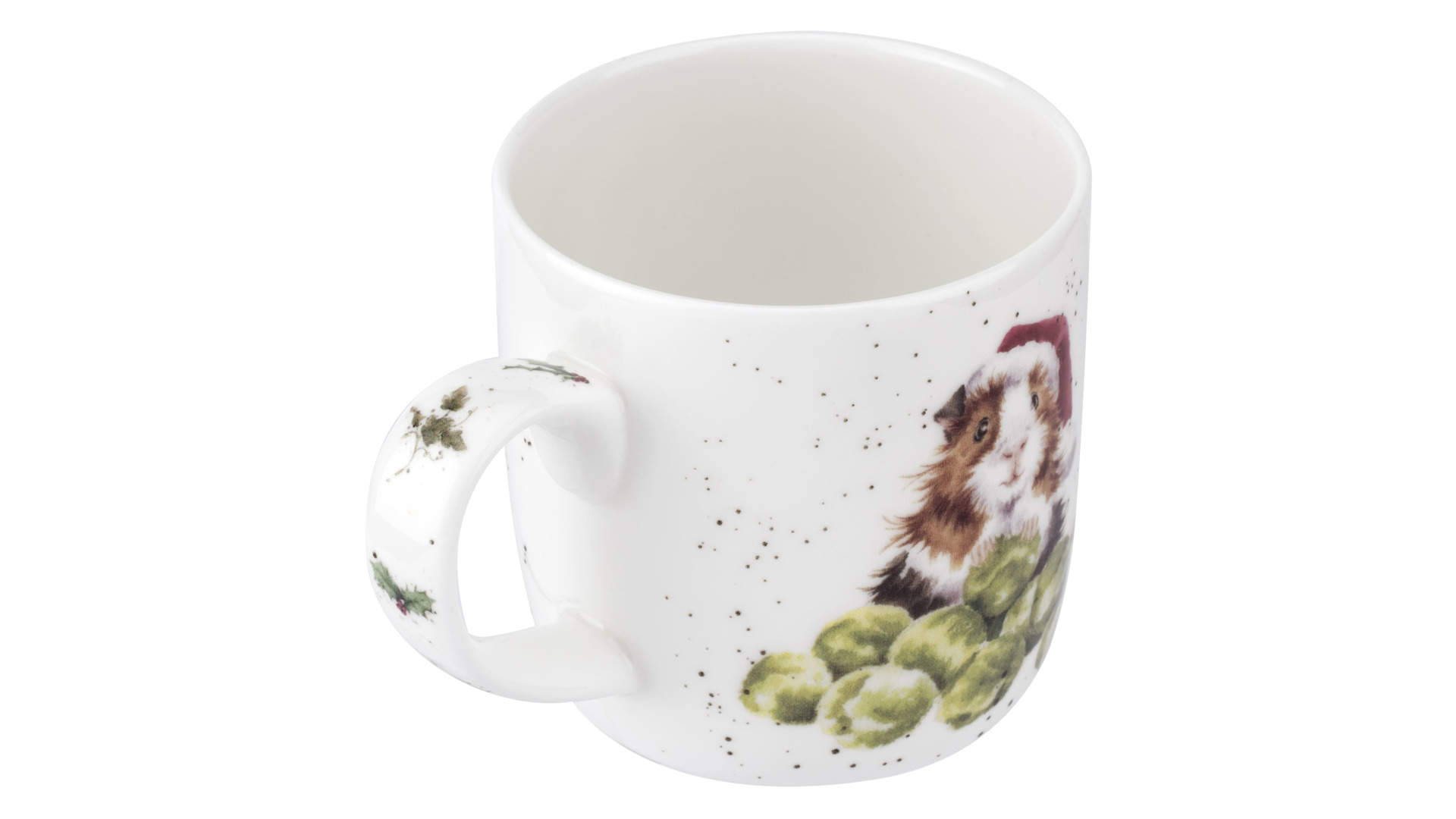 10659200 Royal Worcester Кружка Royal Worcester Забавная фауна.Брюссельская капуста тоже праздничное блюдо 310мл, фарфор Фарфор костяной  - Вид №2