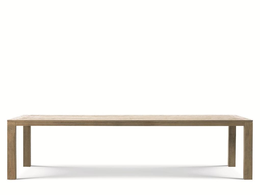 Прямоугольный садовый стол из тикового дерева Ethimo Costes ARCH-00011903