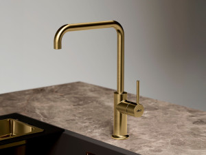 Однорычажный смеситель для кухни с поворотным изливом