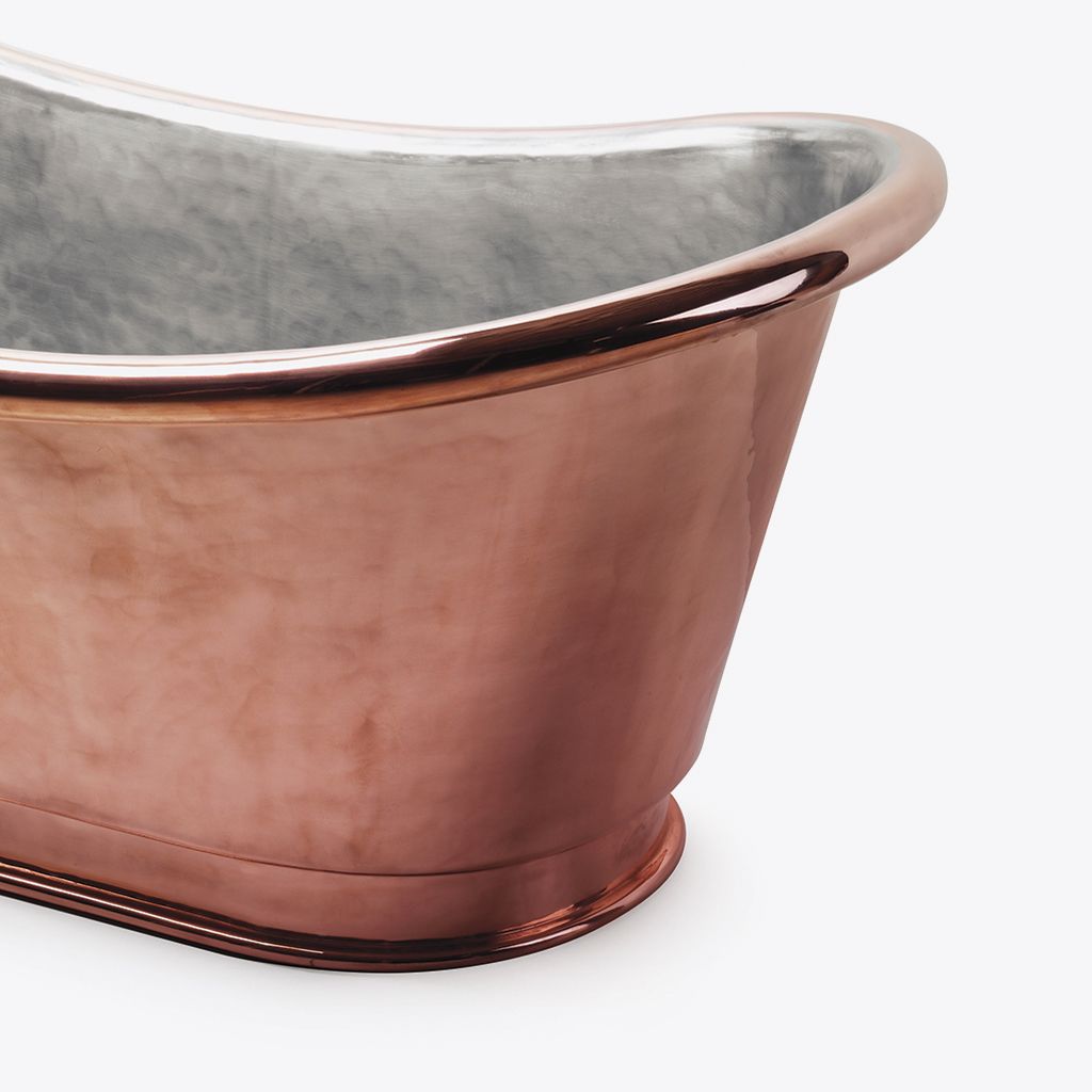 COBT01 Clothilde 70 "x 33" x 29 "Отдельно стоящая овальная медная ванна Waterworks  - Вид №1