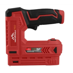Степлер аккумуляторный Vertextools 0043-09, 3.7 В Li-Ion 2 Ач