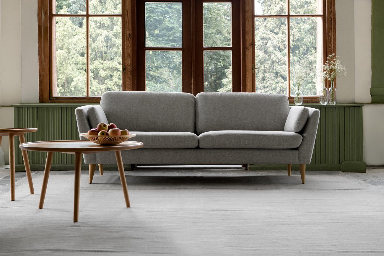 Диван Mynta прямой светло-серый SITS MYNTA 192484 Серый  - Вид №1