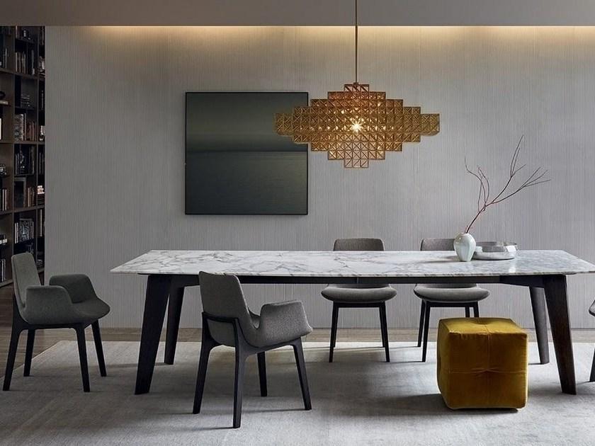 Poliform Стул из ткани с подлокотниками Ventura sun-id-1416716 - Вид №3