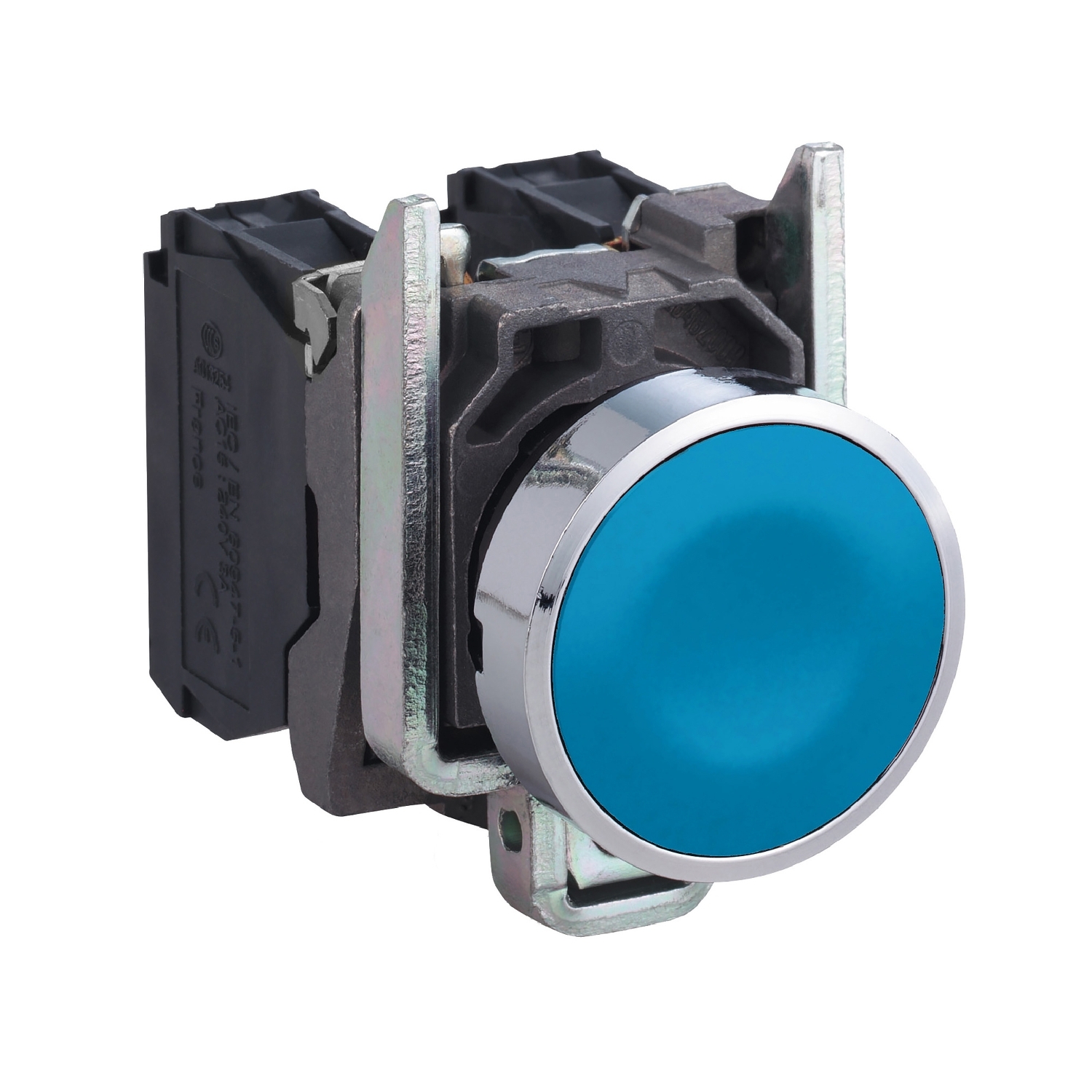 XB4BA61 Кнопка Harmony 22 мм, IP66, Синий Schneider Electric Кнопки и лампочки 