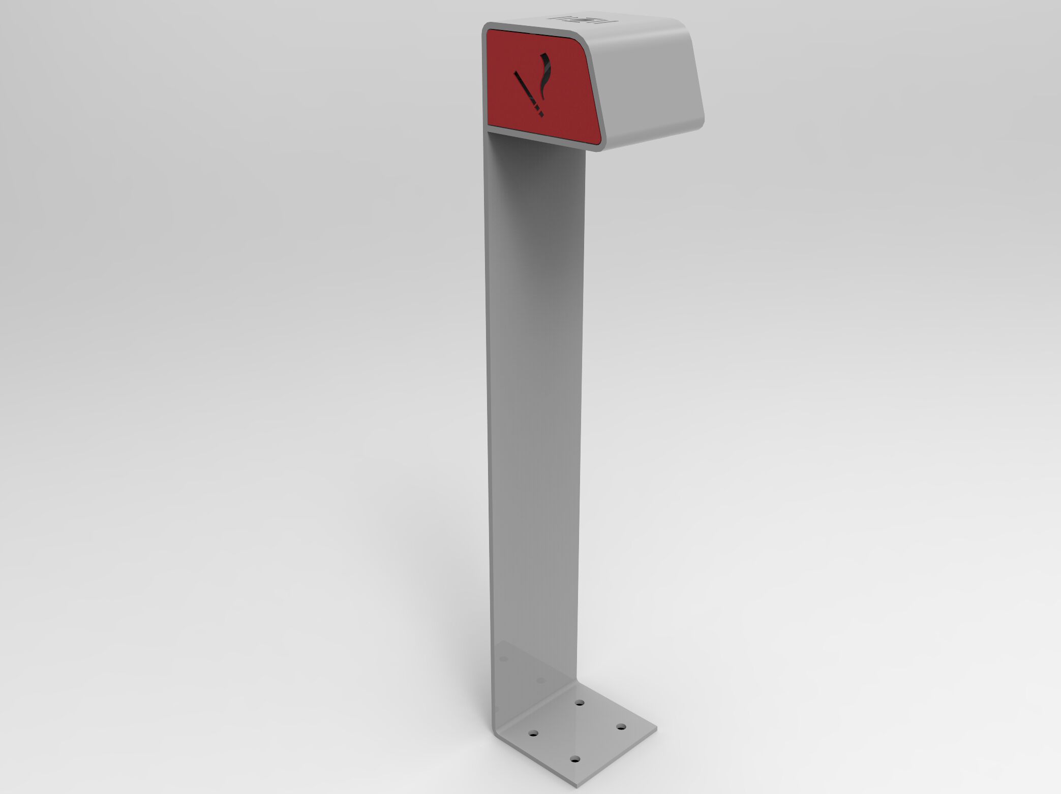 Стальная напольная пепельница для общественных мест CITYSì Ash ARCH-00010085 - Вид №2