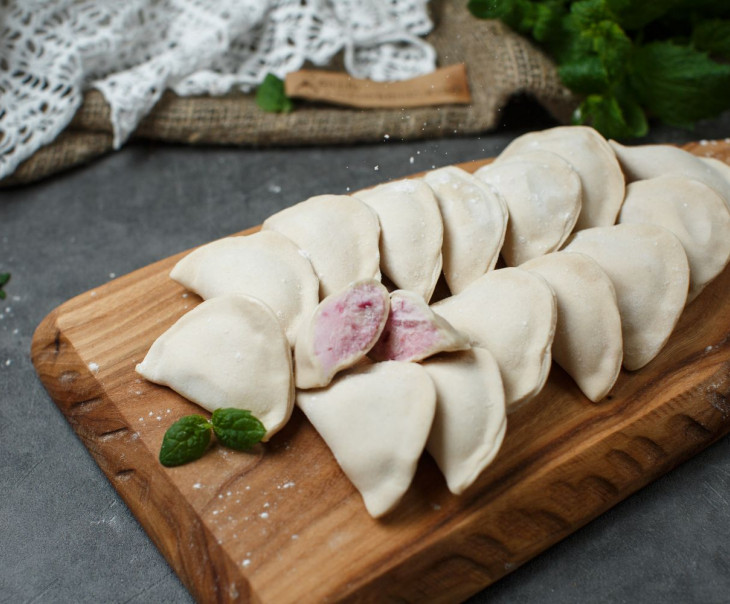 5778 Вареники с творогом и малиной Вкусляндия  - Вид №1