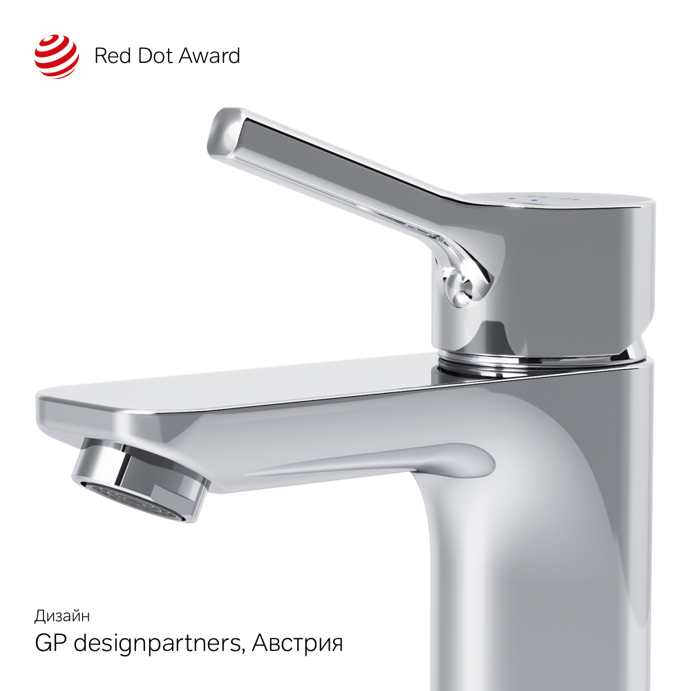 F85B82100 смеситель для умывальника с д/к излив 100 мм хром шт AM.PM X-Joy S  - Вид №8