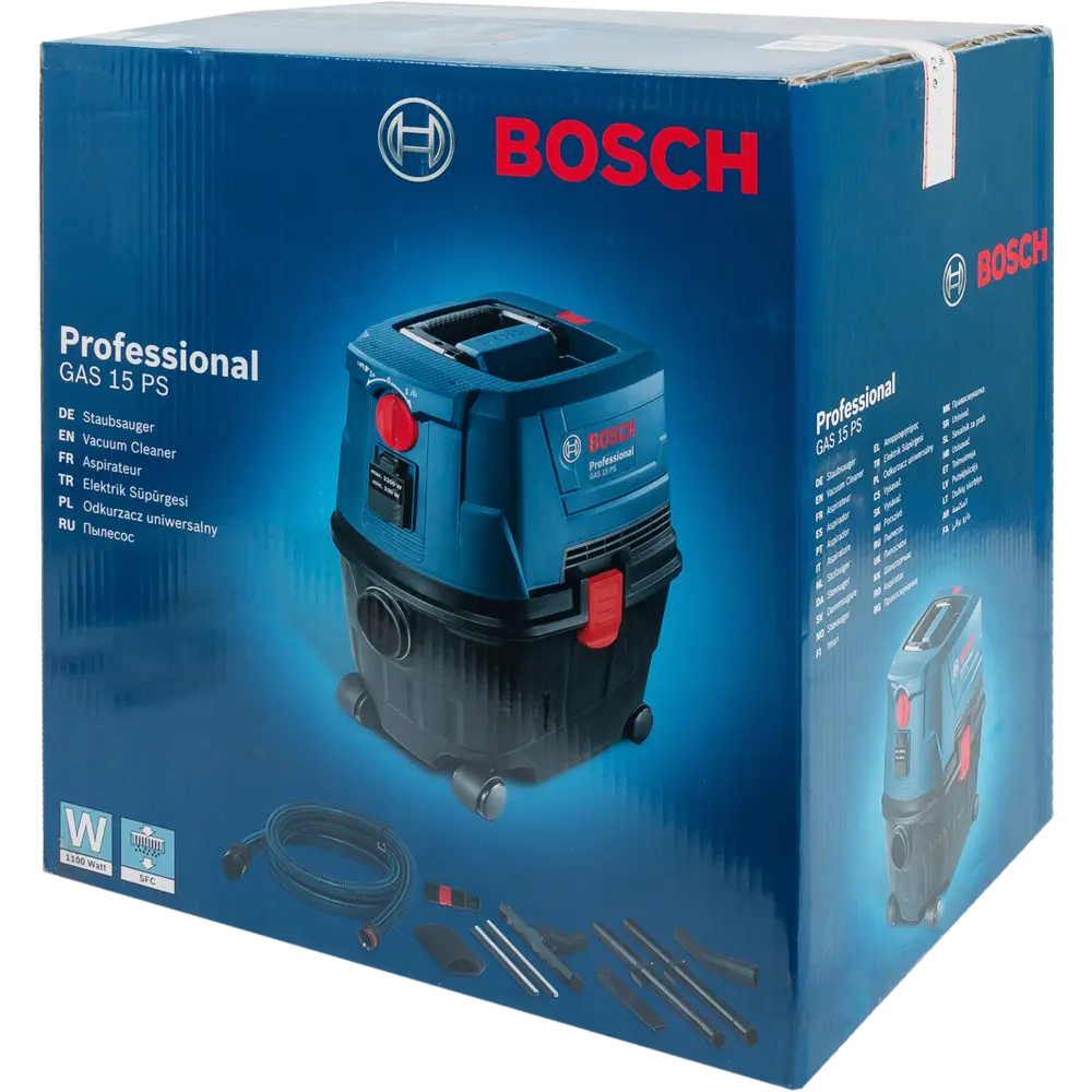 Пылесос Bosch GAS 15 PS, 06019E5100, 1100 Вт, 15 л 82146443 STLM-2176653 BOSCH PROFESSIONAL  - Вид №5
