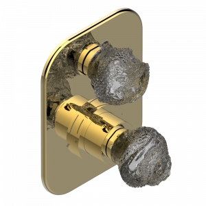 U5G-5300BE Ручки регулировки для термостата THG с вентилем арт.5300AE Thg-paris Moon Dragon Покрытие PVD золотистый цвет