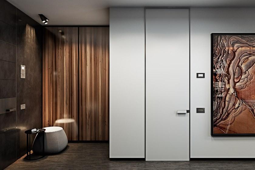 ZonaUno Распашная дверь заподлицо со стеной со скрытыми петлями sun-id-1439037 - Вид №23