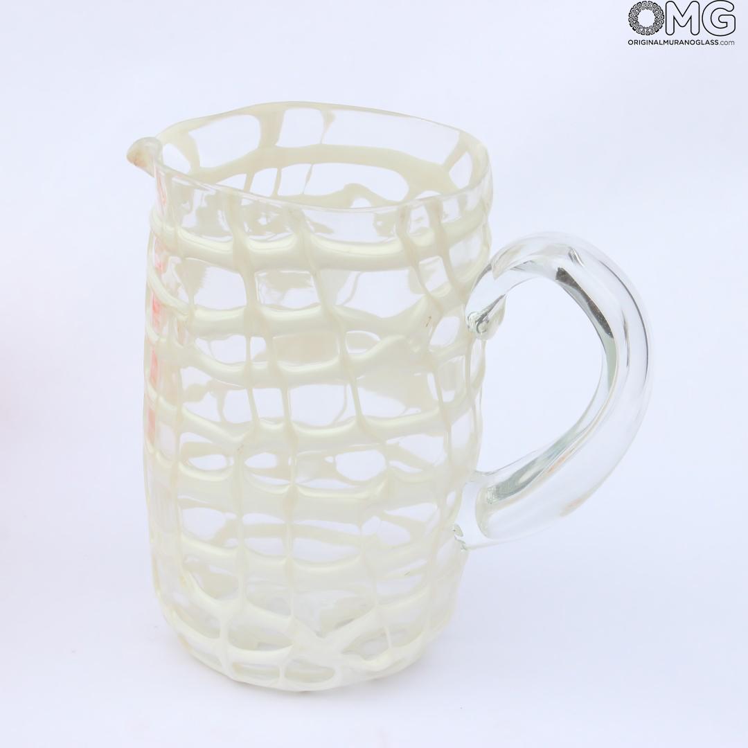 2058 ORIGINALMURANOGLASS Графин Паутина - муранское стекло 16 см  - Вид №1