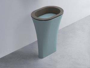 AMLA65-FN+AMPILO-PL+AMCOLO-PL Раковина Amedeo Ovale отдельностоящая cielo Enjoy + Amedeo