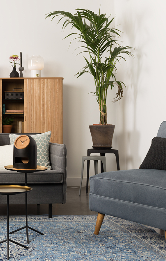 Часы настольные Uno черные Zuiver 8500052 - Вид №1