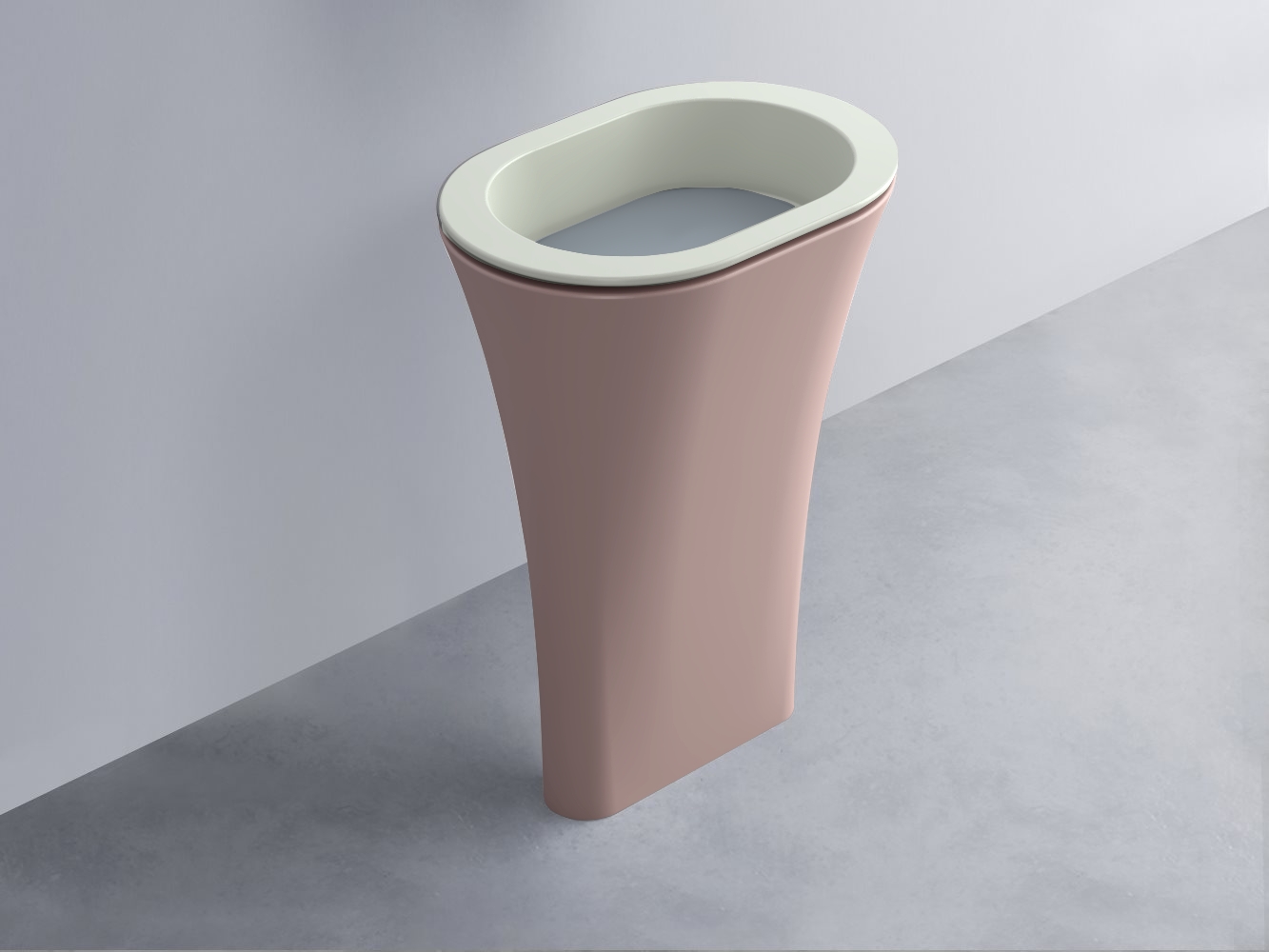AMLA65-PM+AMPILO-BR+AMCOLO-CP Раковина Amedeo Ovale отдельностоящая cielo Enjoy + Amedeo Ceramica Cielo