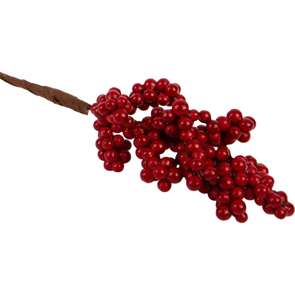 Штекер декоративный Ягоды пластик красный 10x60 см Santreyd STLM-2051622 - Вид №2