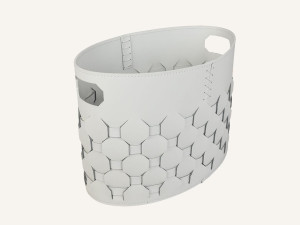 Кожаная стойка для журналов