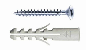 MAURER Дюбели нейлоновые с винтом и воротником