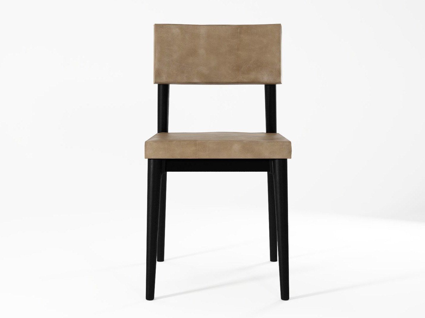 Мягкий стул для ресторана из массива дерева KARPENTER Винтаж ARCH-00059629 - Вид №54