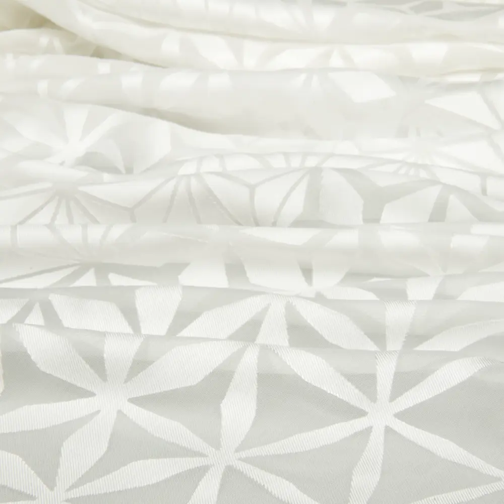 Тюль на ленте «Геометрия», 250x280 см, цветы, цвет белый GARDEN STLM-2034870 - Вид №2