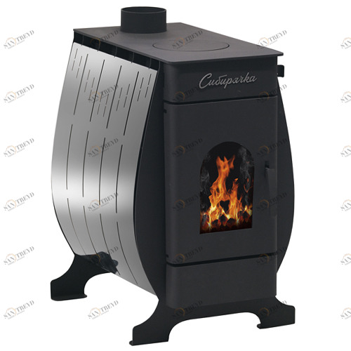 Отопительная печь НМК Сибирячка-6 с кожухом из нержавеющей стали 6648