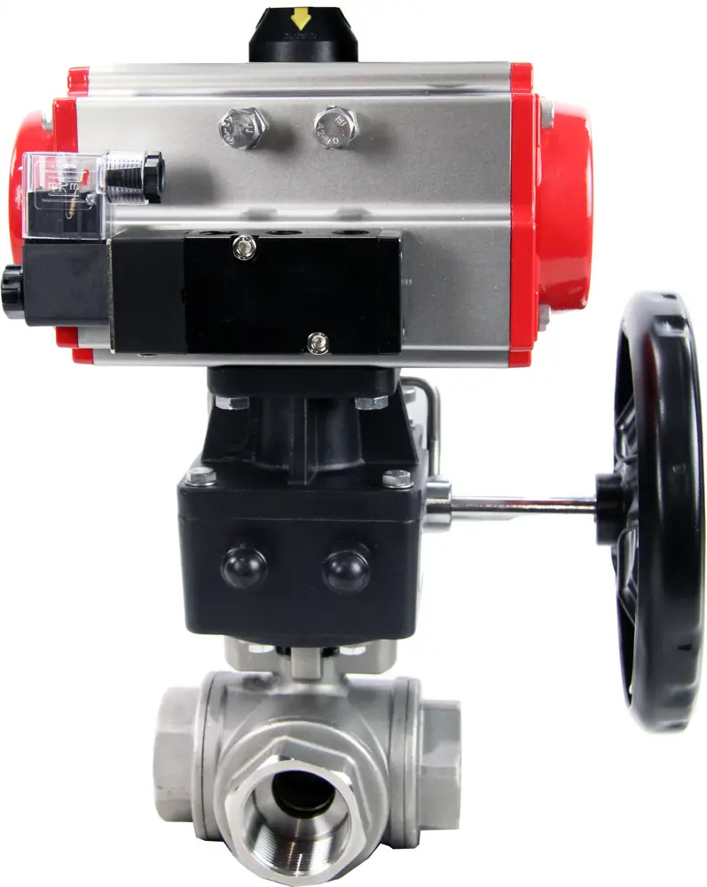 91740365 Кран шаровой прямой Dn.ru D160-08287 Ду15x1/2" Ру63 ВР нержавеющая сталь ручка барашек STLM-0810319