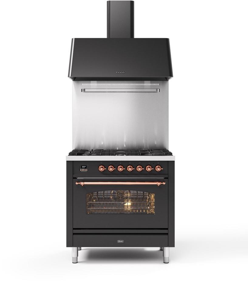 Ilve Отдельностоящая стальная кухня Nostalgie P09n Santreyd - Вид №1