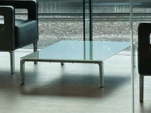 ROSSIN Прямоугольный стеклянный журнальный столик Antea